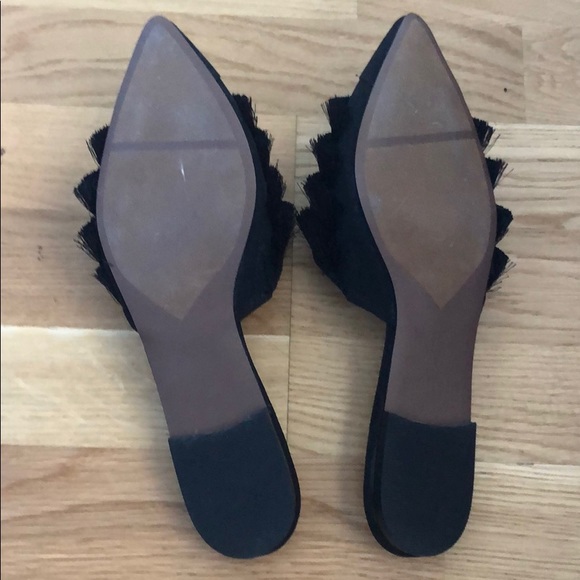 Rare Find!! Who What Wear navy Tassel Slides/mules 😍 - Picture 2 of 6